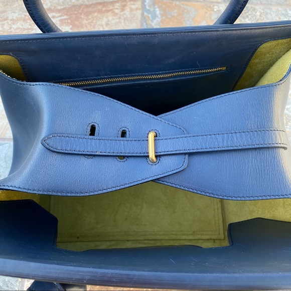 SOLD Celine Small Tie Palmalato Leather Tote - Picture 13 of 15